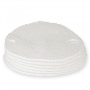 White - Oil Only Drumtop Pads